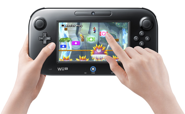 Wii U Tablet on Mario Bros U
