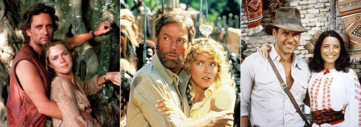 Romancing the Stone King Solomon's Mines Raiders of the Lost Ark