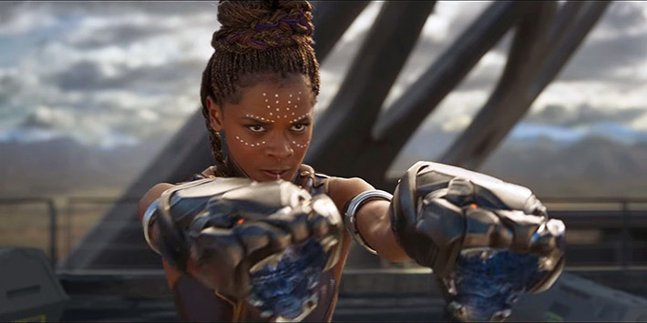black panther shuri letitia wright