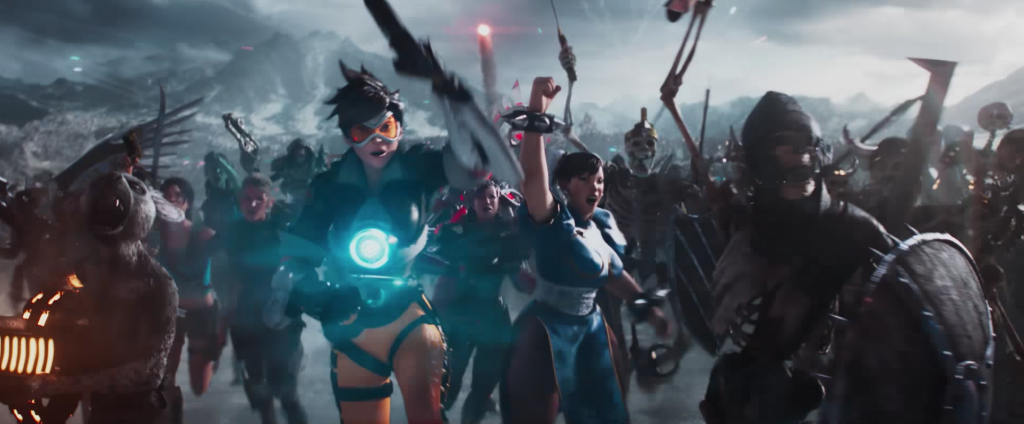 Tracer from Overwatch in Ready Player One