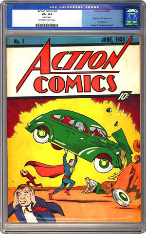 CGC graded Action Comics #1