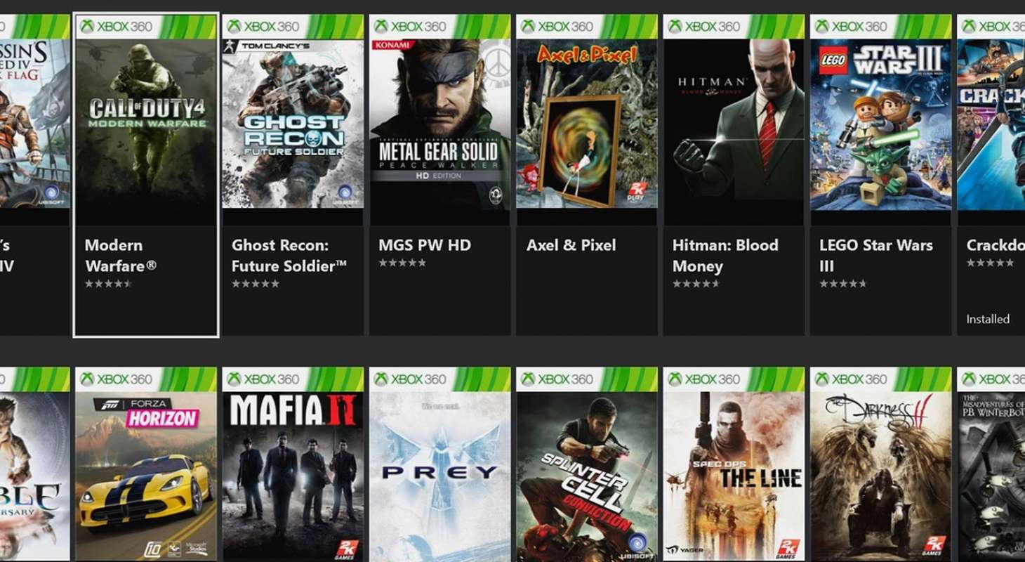 Xbox Backward Compatibility