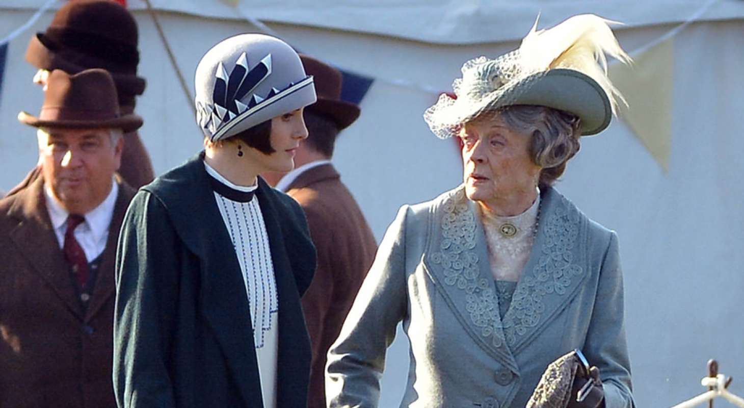 Downton Abbey Maggie Smith Michelle Dockery
