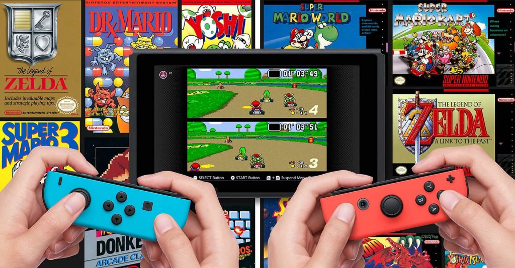 Online playable retro games on Virtual Consoles 