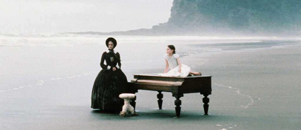 The Piano Beach scene