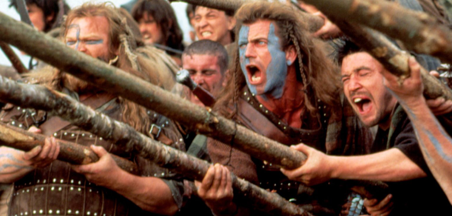 A still from 1995's Braveheart
