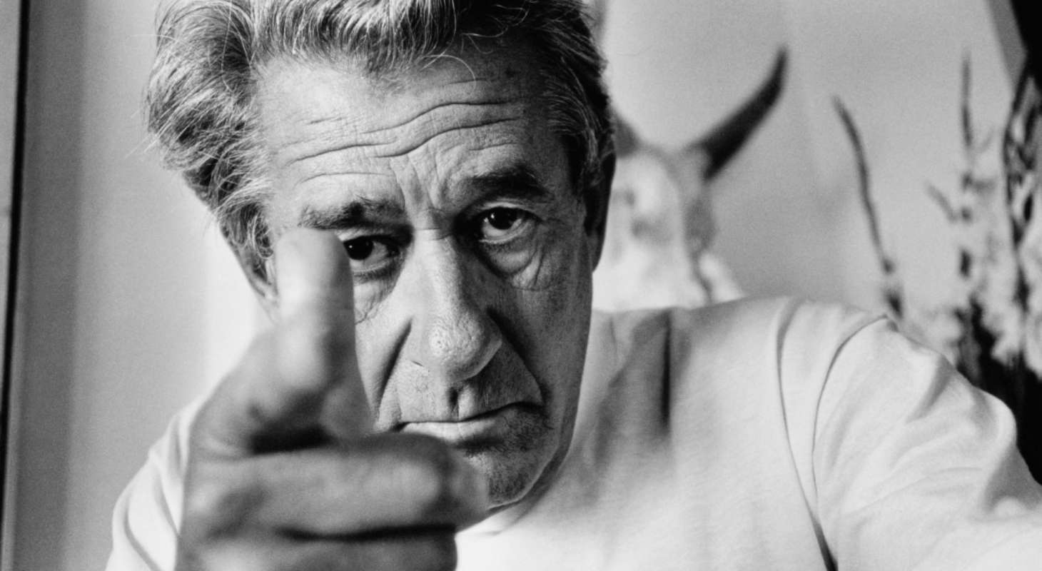 Helmut Newton self portrait