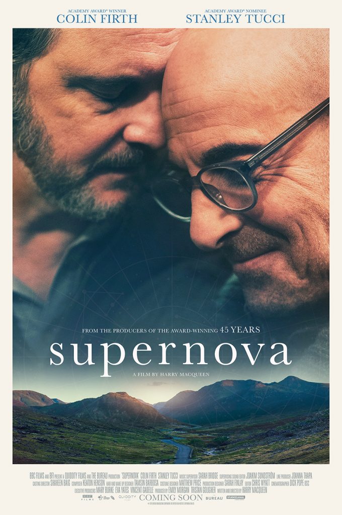 Supernova poster with Colin Firth and Stanley Tucci