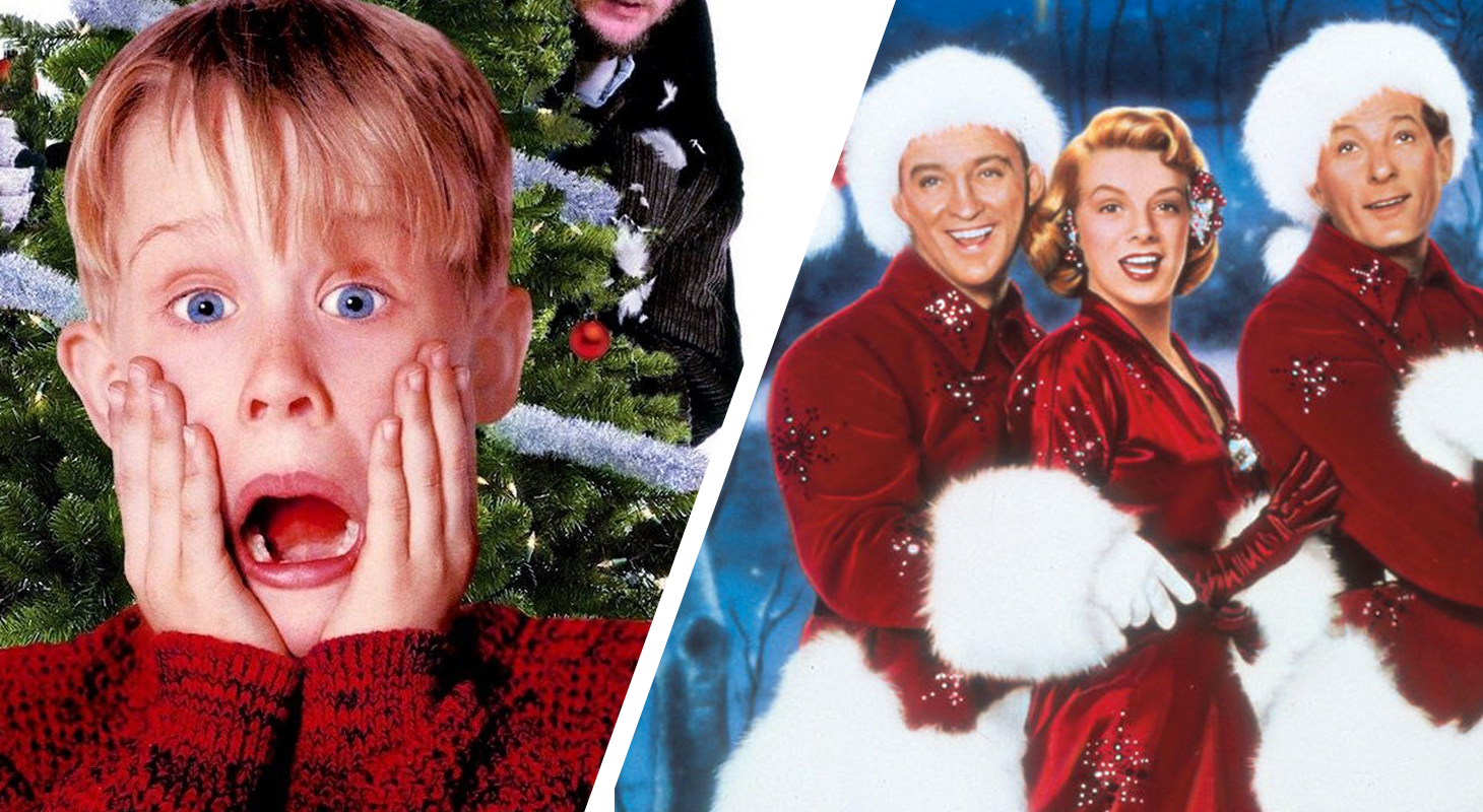 Home Alone, White Christmas posters side by side