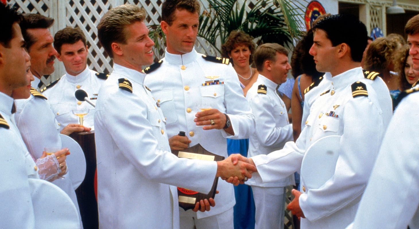 Top Gun Val Kilmer Rick Rossovich Tom Cruise