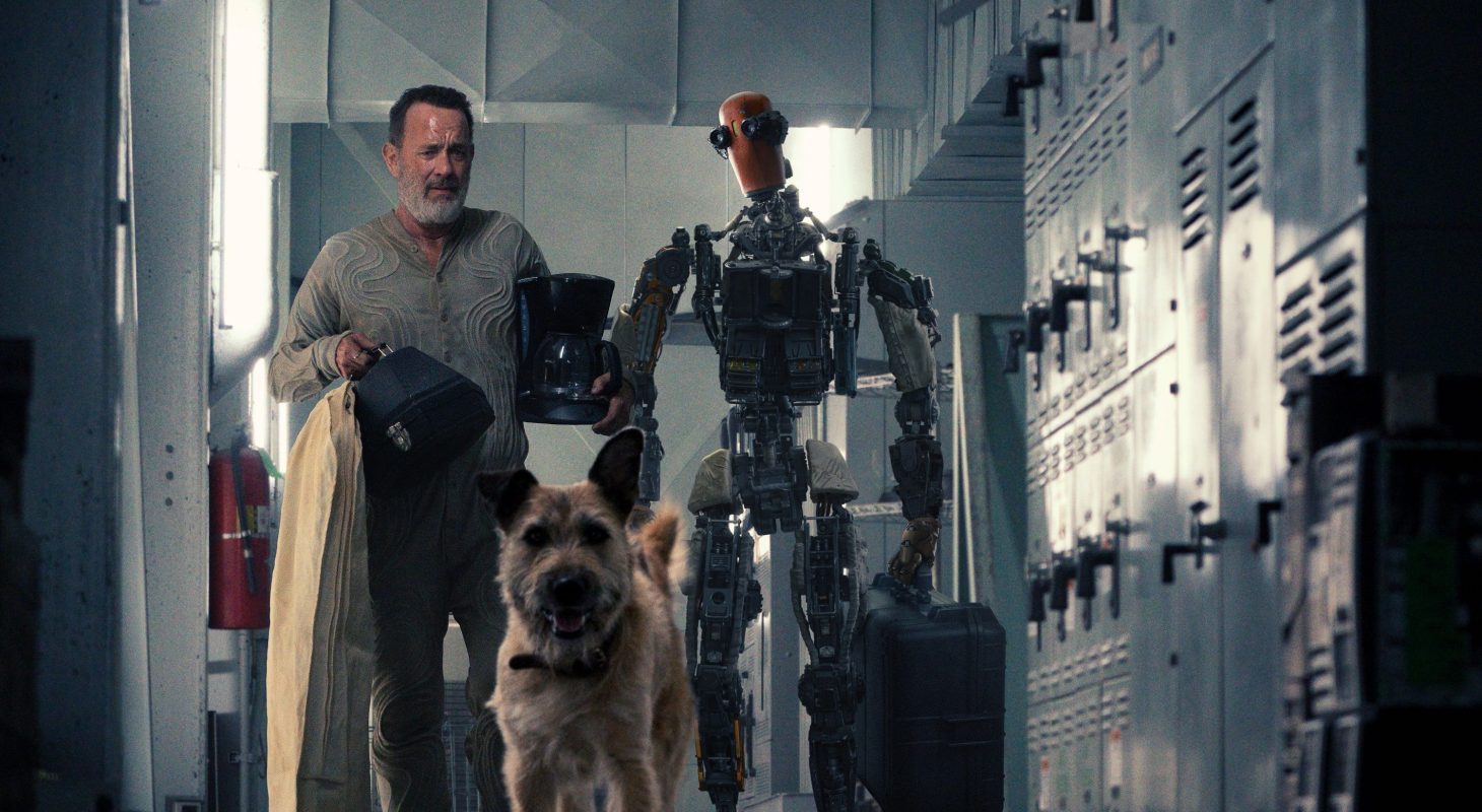 Tom Hanks and Caleb Landry Jones in Finch