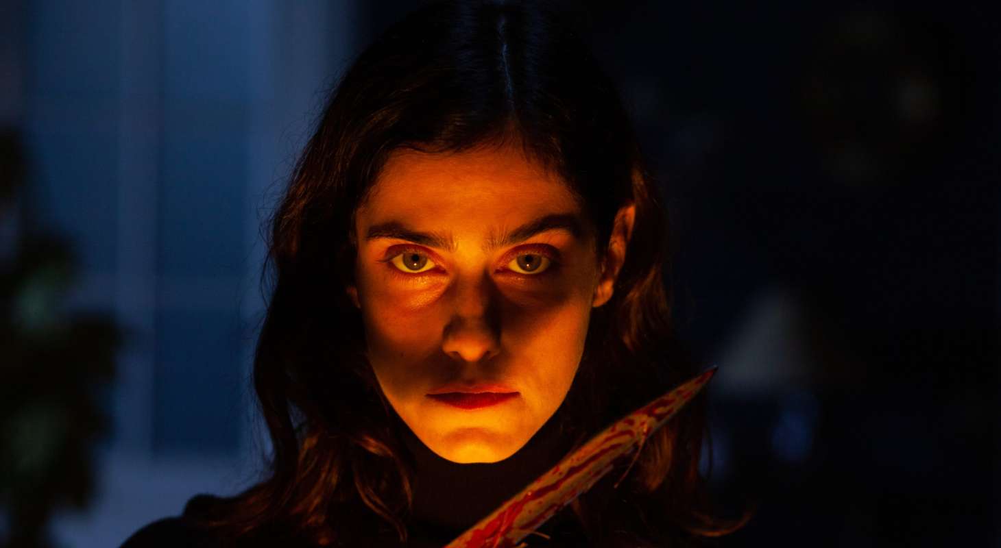 Eugénie Derouand in the holiday Horror The Advent Calendar movie on Shudder