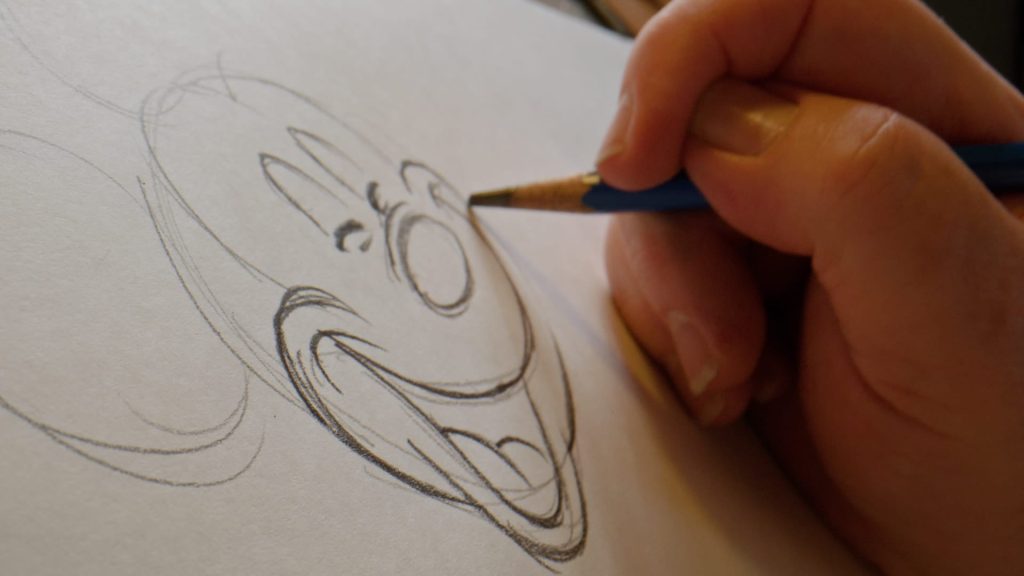 Eric Goldberg hand-drawing Mickey Mouse