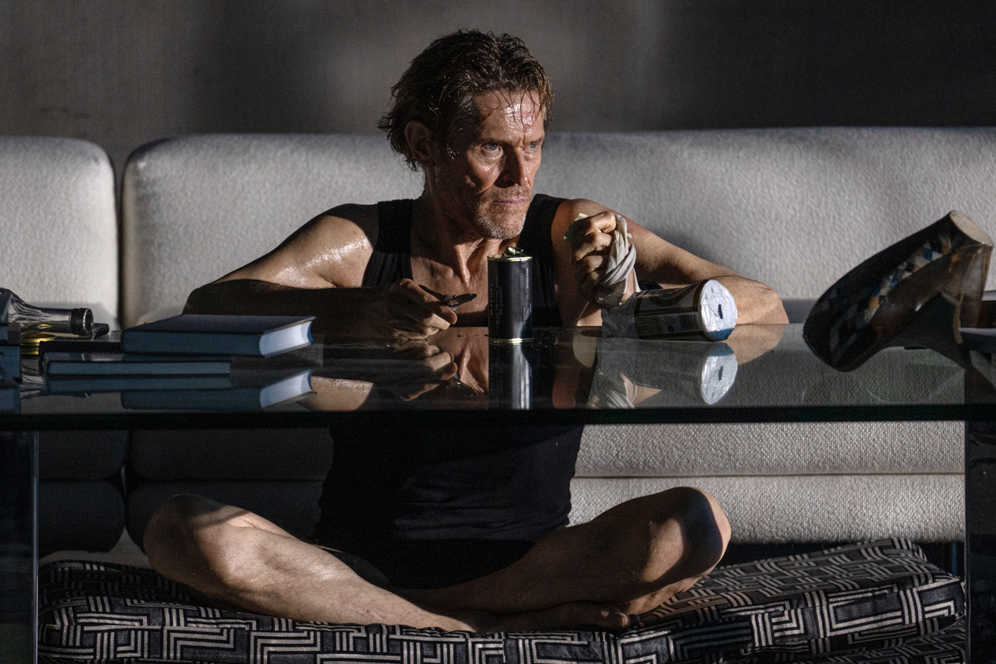 Willem Dafoe in Inside