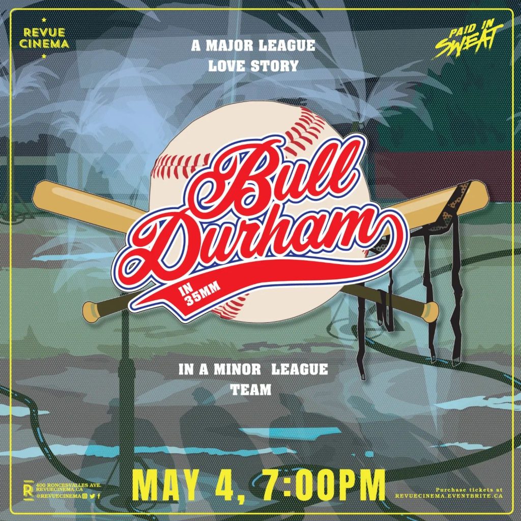 Bull Durham 35th Anniversary Screening Poster