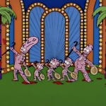 A Chorus Line in Treehouse of Horror V, The Simpsons