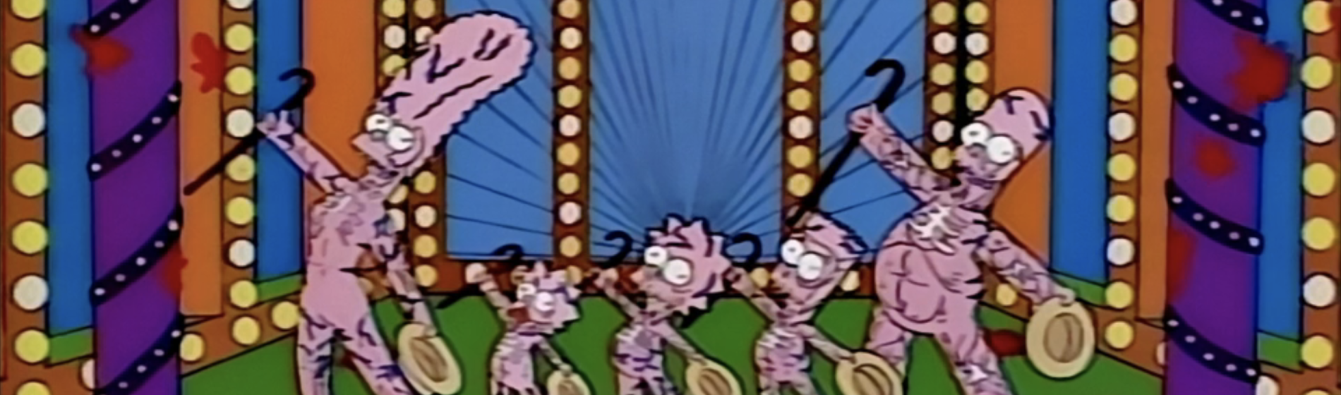 A Chorus Line in Treehouse of Horror V, The Simpsons