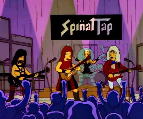 Spinal Tap appears on The Otto Show, The Simpsons.