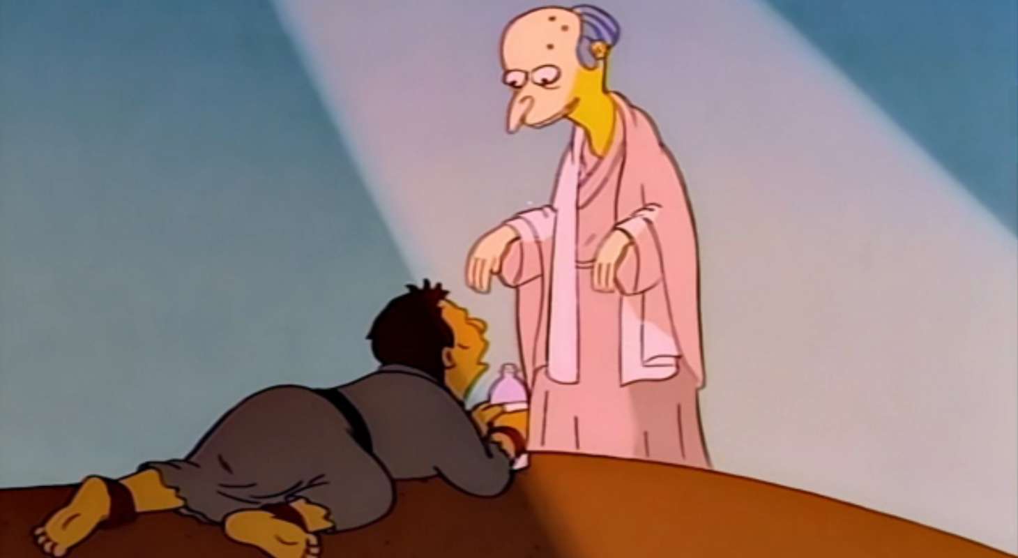 Ben-Hur in A Star Is Burns, The Simpsons Banner