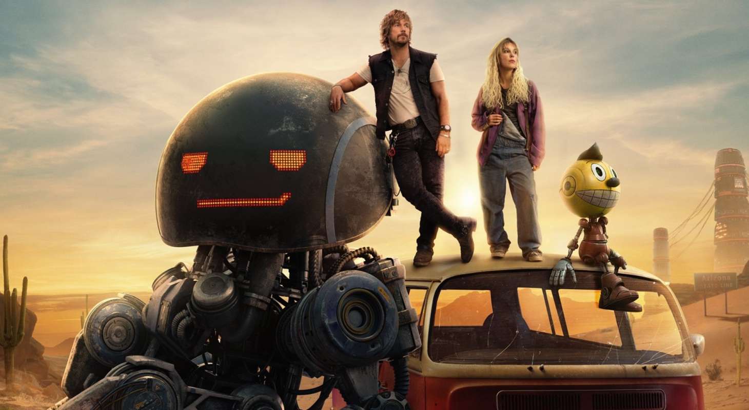 Chris Pratt and Millie Bobby Brown in The Electric State