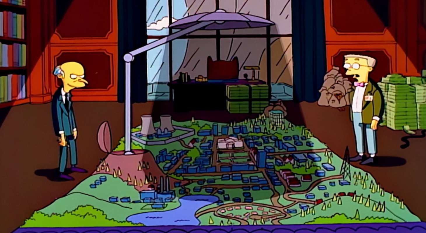 Goldfinger in Who Shot Mr Burns Part One, The Simpsons
