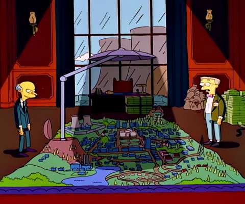 Goldfinger in Who Shot Mr Burns Part One, The Simpsons