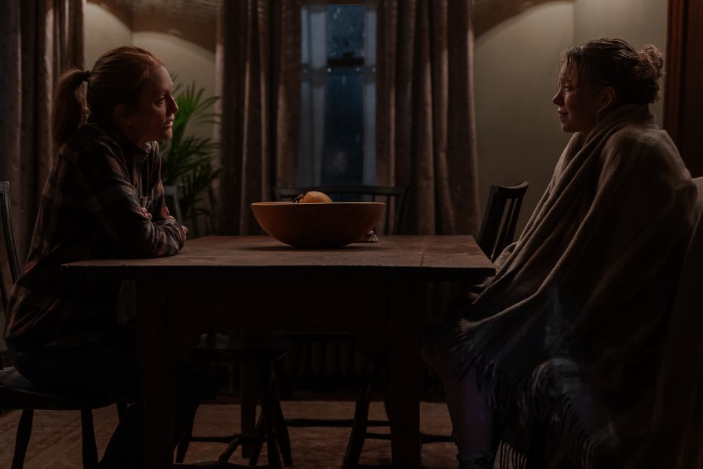 Julianne Moore and Sydney Sweeney in "Echo Valley," premiering June 13, 2025 on Apple TV+.