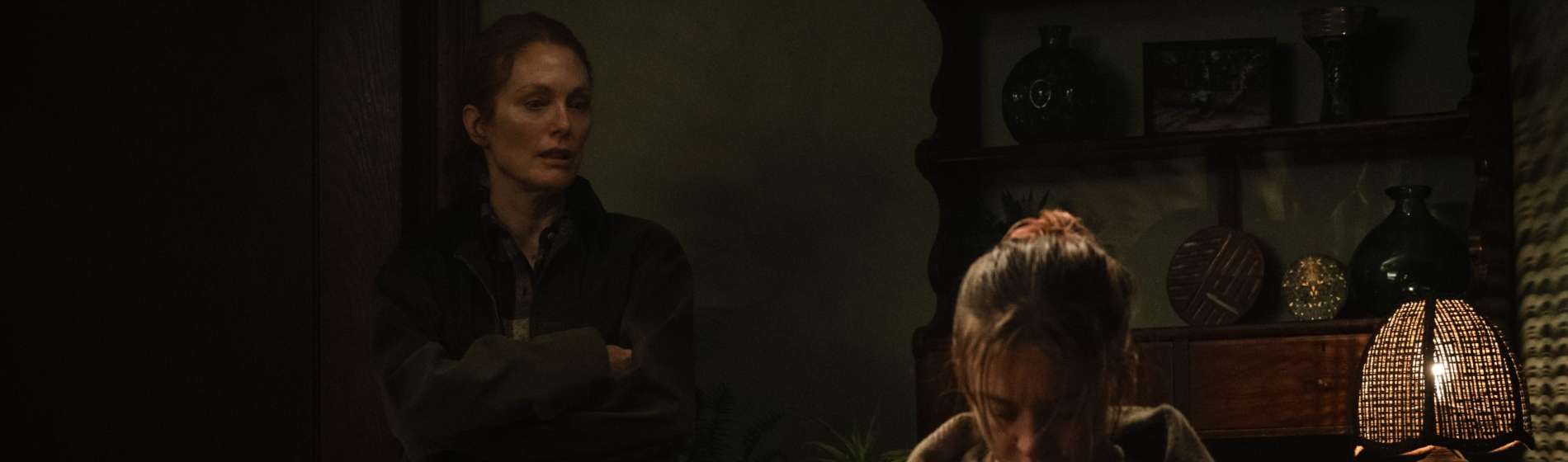 Julianne Moore and Sydney Sweeney in "Echo Valley," premiering June 13, 2025 on Apple TV+.