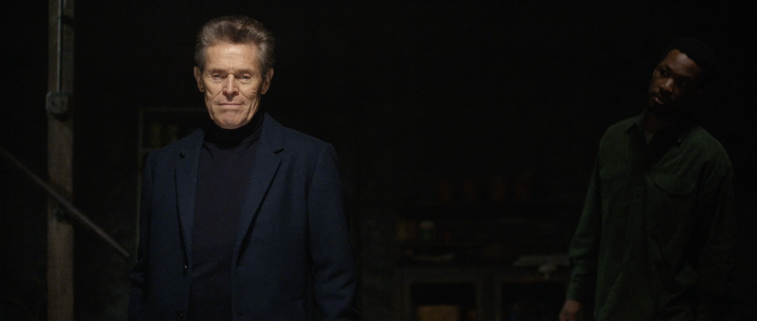 Willem Dafoe and Corey Hawkins in The Man In My Basement: TIFF 2025 review