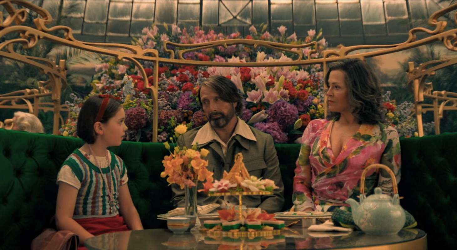 Dust Bunny movie review Midnight Madness TIFF 2025, Bryan Fuller, Mads Mikkelsen, Sigourney Weaver