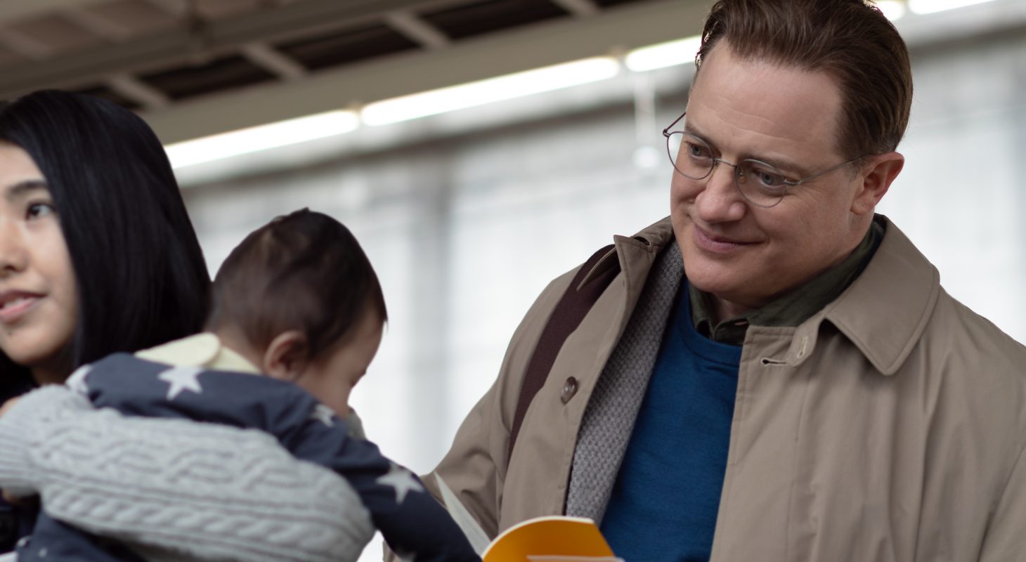 Brendan Fraser in RENTAL FAMILY. Photo by James Lisle/Searchlight Pictures. © 2025 Searchlight Pictures. All Rights Reserved.