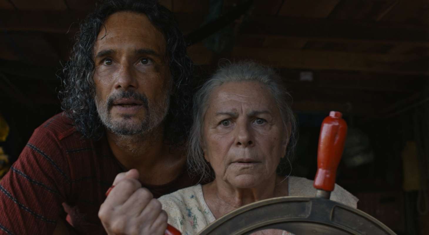 A scene from 'The Blue Trail'