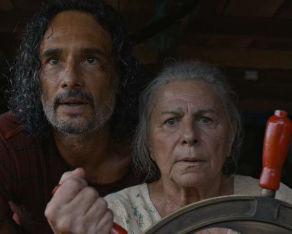 A scene from 'The Blue Trail'