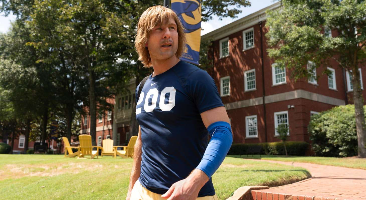 Glen Powell as Chad Powers in Chad Powers / Courtesy of Disney+