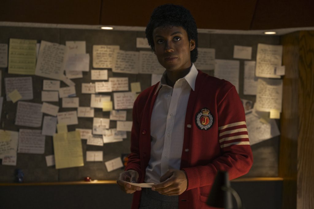 Jaafar Jackson as Michael Jackson in Michael. Photo Credit: Glen Wilson