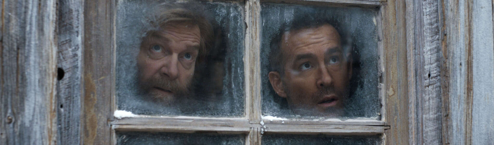 Kenneth Branagh and Ryan Reynolds in "Mayday," premiering September 4, 2026 on Apple TV.